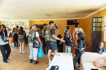 Team together at the school
