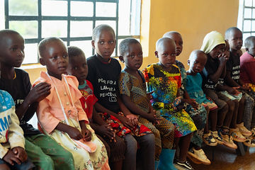 Children seated together